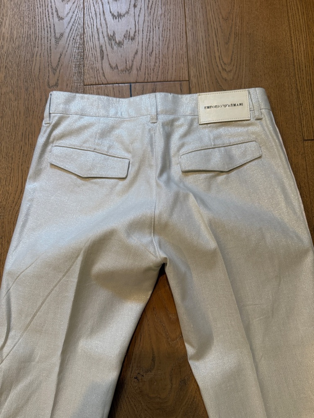 Emporio Armani Men's White Dress Trousers - Picture 5 of 5